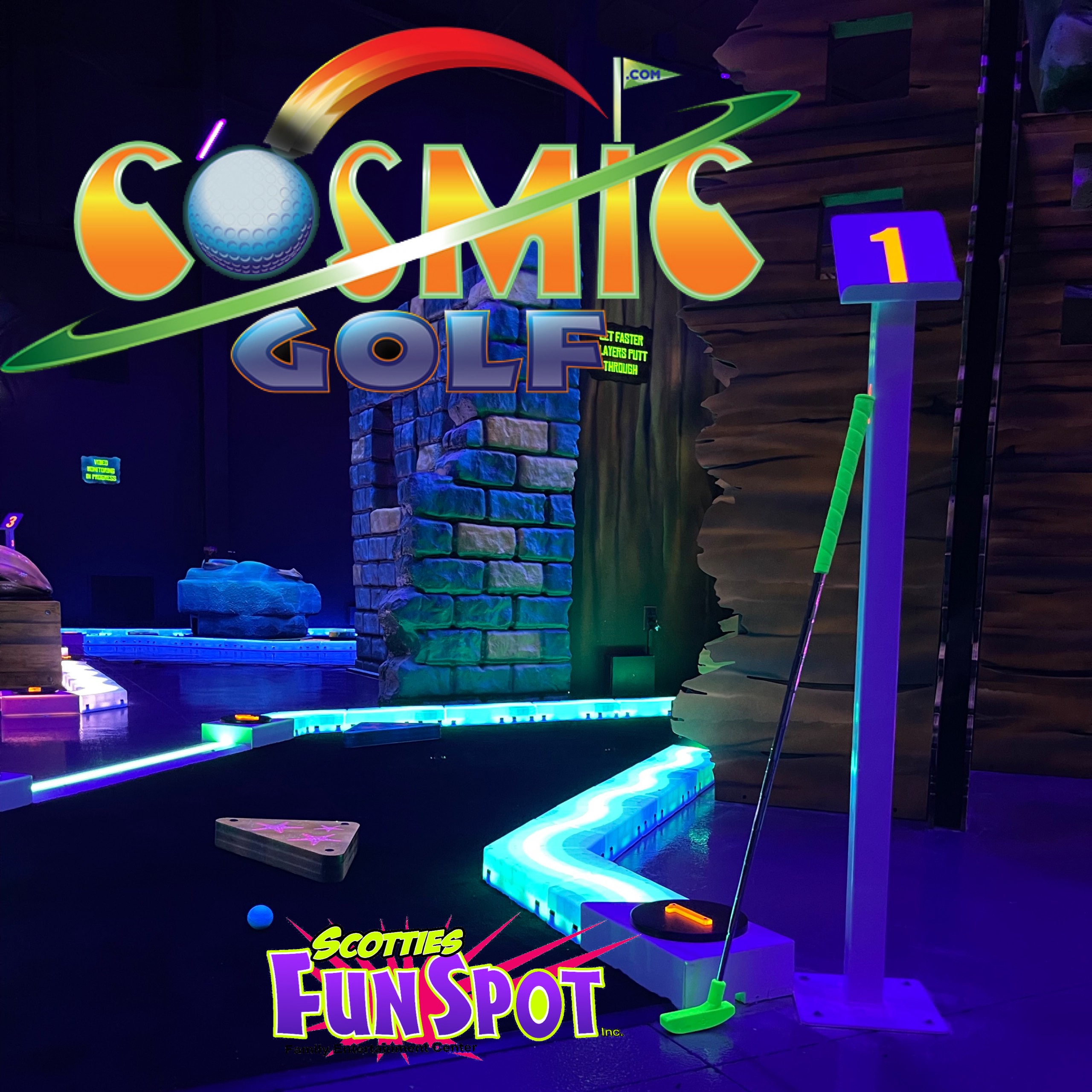 Cosmic Golf now at Scotties