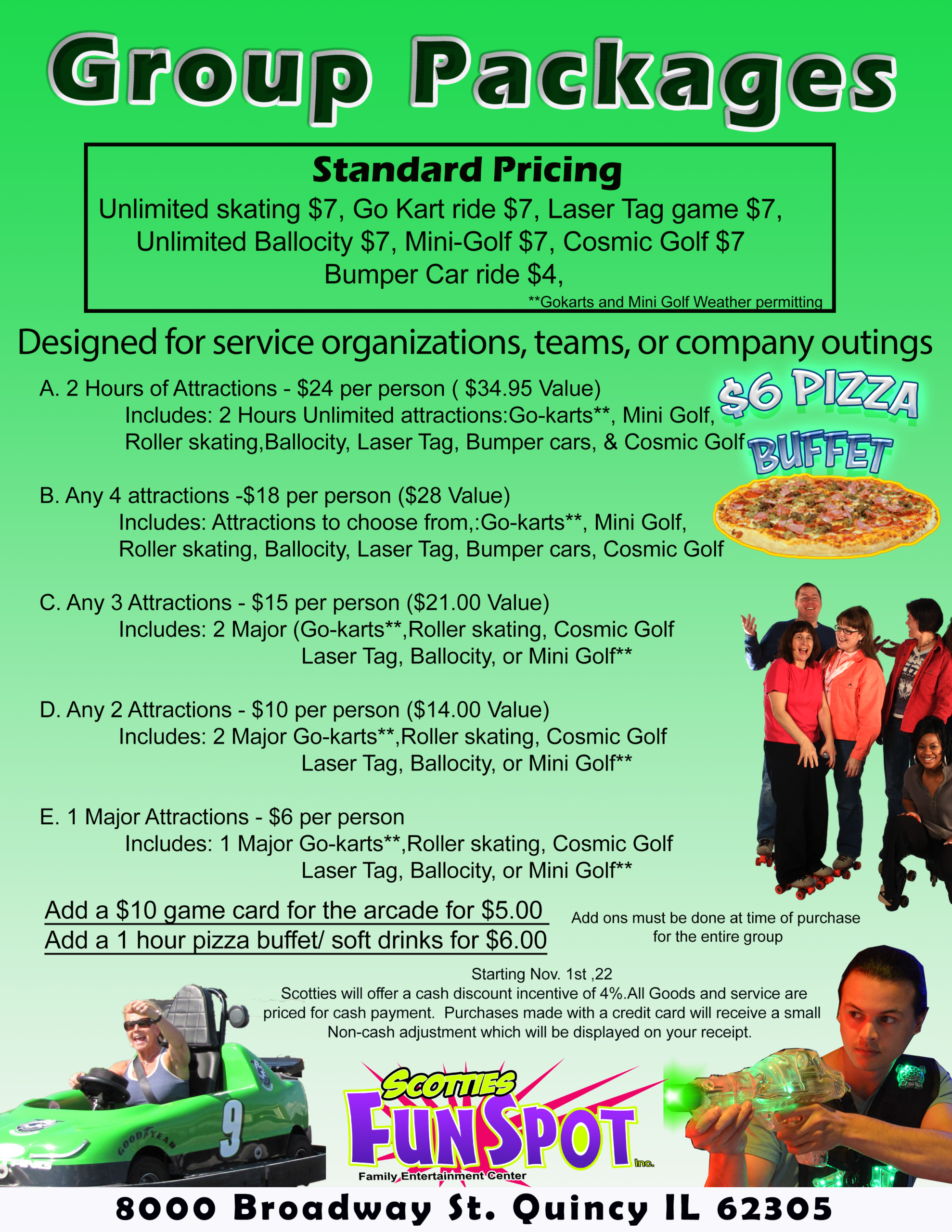 Group pricing 